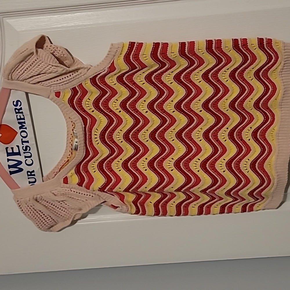Cute knit top large